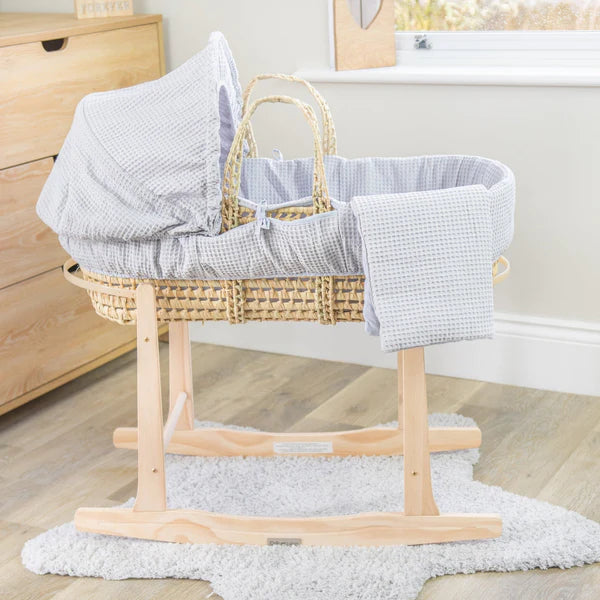 Clair-de-lune White Standard Rocking Moses Basket Stand 3 Colours