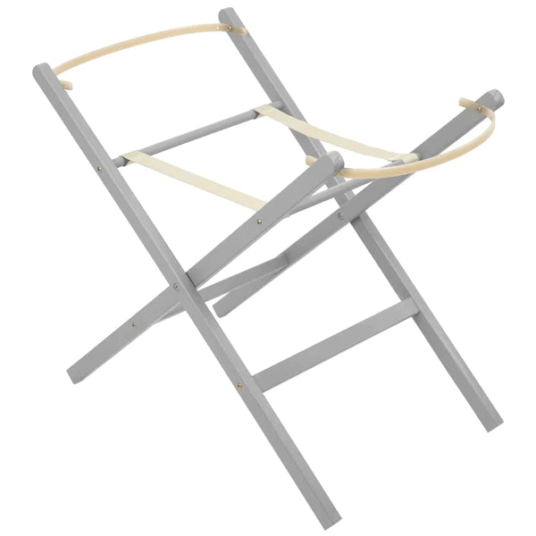 Clair-de-lune Self Assembly Wooden Folding Moses Basket Stand 3 Colours
