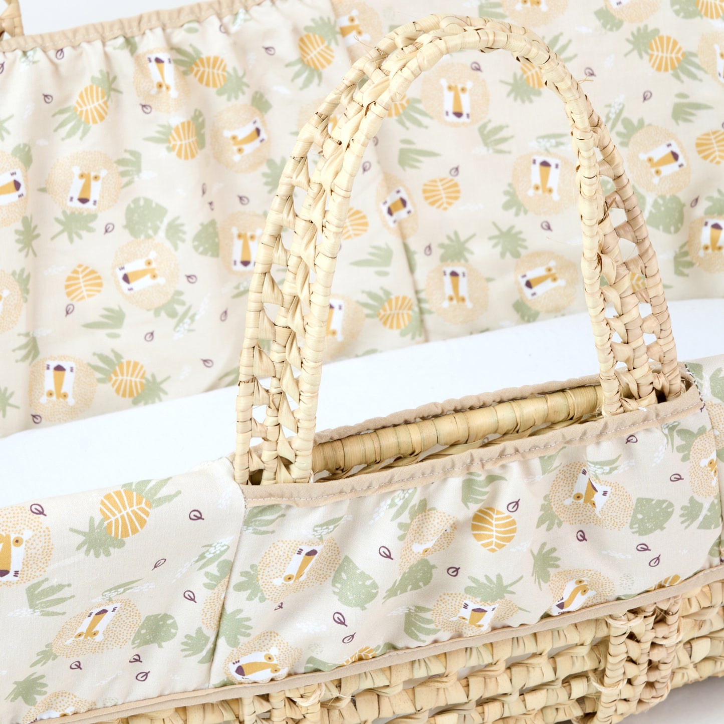 Clair-de-lune Safari Palm Moses Basket