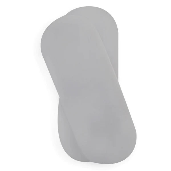 Clair-de-lune 2 Pack Fitted Cotton Moses Basket Sheets - 74 x 30 cm 3 Colours