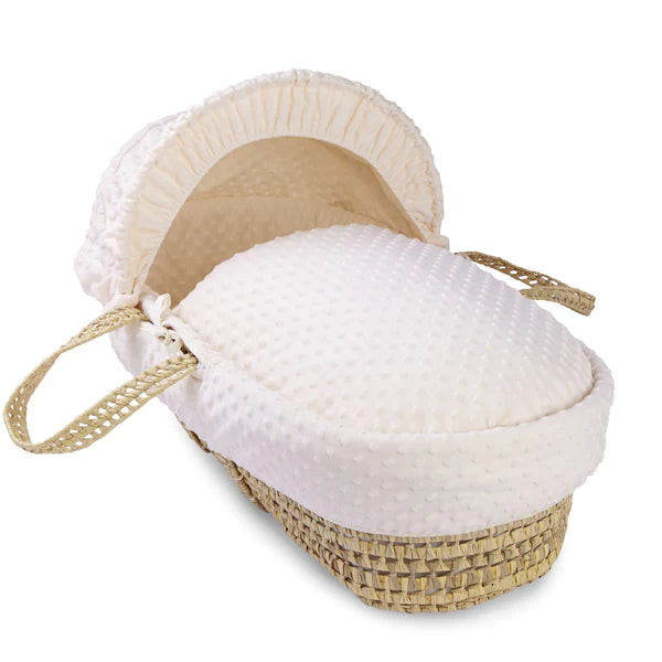 Clair-de-lune Dimple Palm Moses Basket Cream
