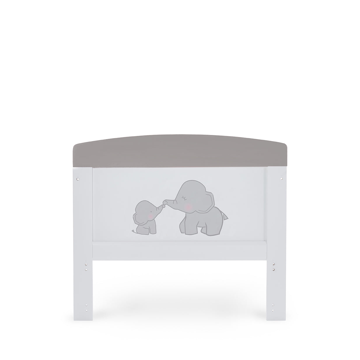 Obaby Grace Inspire Cot Bed Me & Mini Elephants Grey