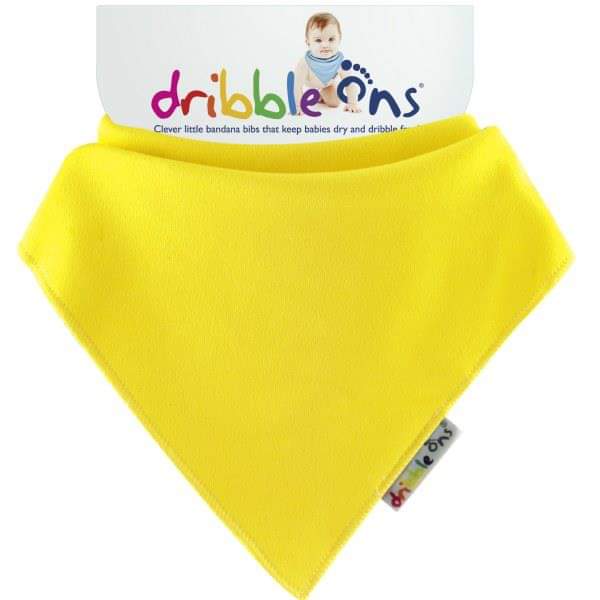 Dribble Ons Bib Yellow Feeding