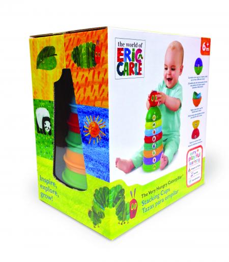 Rainbow Design The Very Hungry Caterpillar Stacking Ball Toy