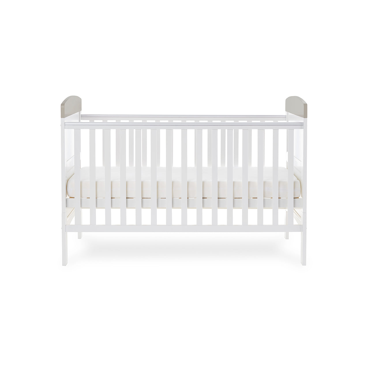 Obaby Grace Inspire Cot Bed Hello World Koala Grey