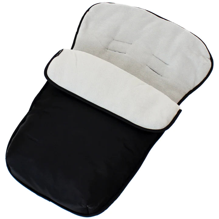 iSafe Buddy Jet Car Seat Footmuff Grey Black Grey Tiny