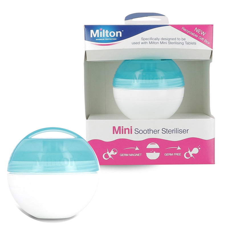 Milton Mini Soother Steriliser - 4 Colours Blue Feeding