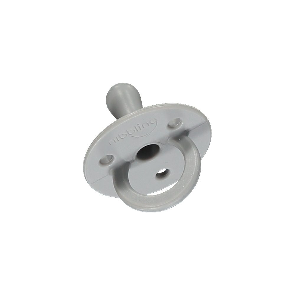 Nibbling Silicone Soother Size 1 - Ash Feeding