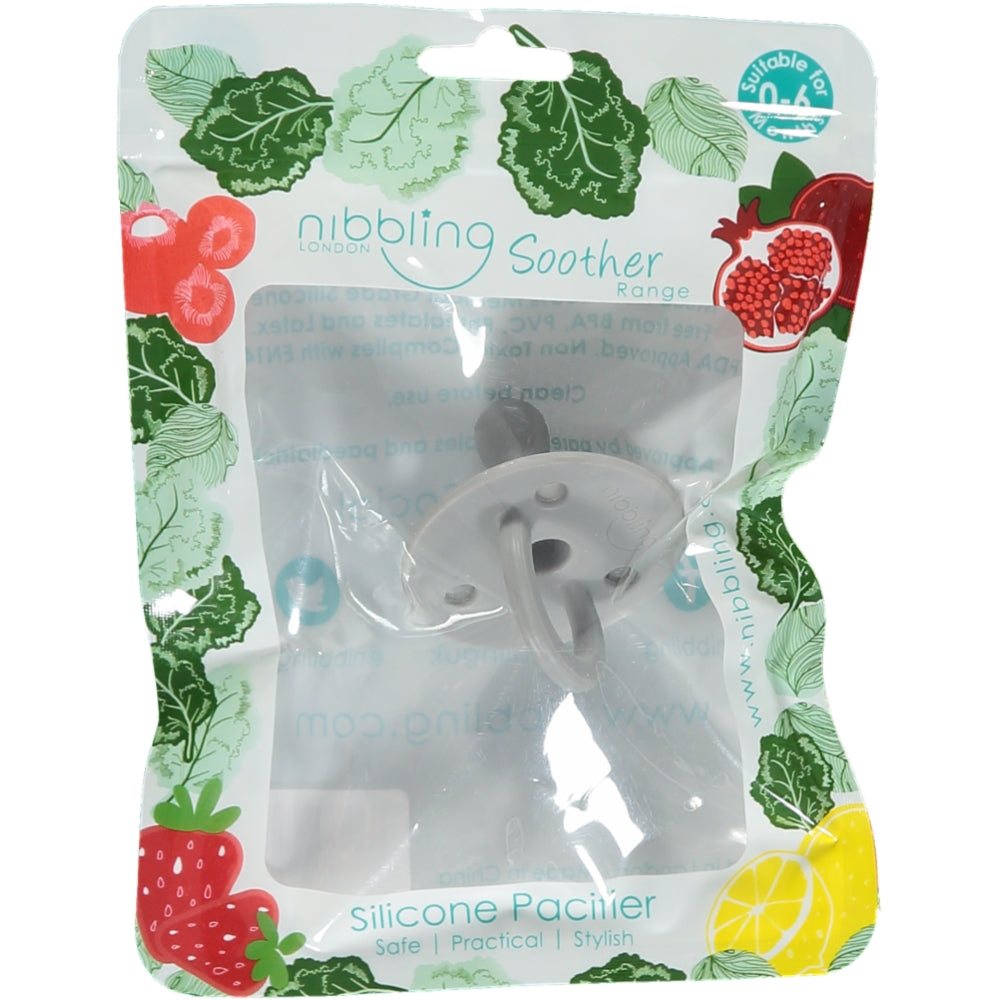 Nibbling Silicone Soother Size 1 - Ash Feeding
