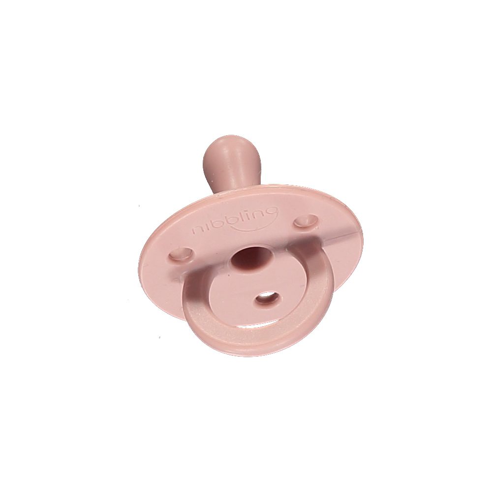 Nibbling Silicone Soother Size 1 - Mauve Feeding