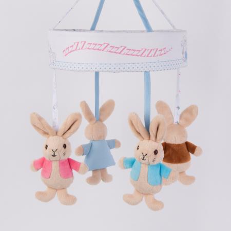 Rainbow Design Peter Rabbit Musical Cot Mobile