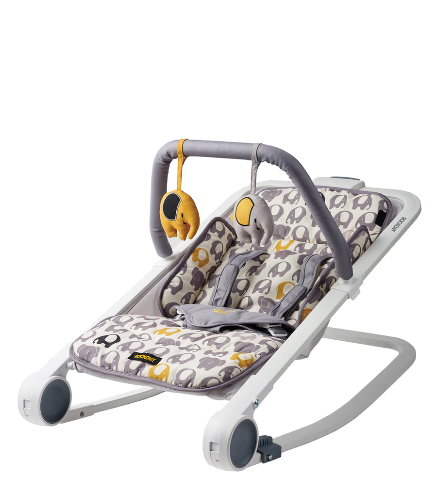 Baby rocker with wheels sale