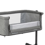 Miniuno Sleeptite Plus Co-Sleeper Crib - Grey Melange Nursery