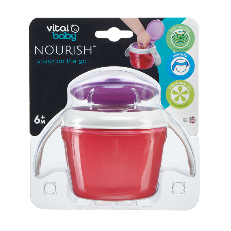 Vital Baby Nourish Snack On The Go - 2 Colours Feeding