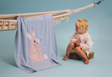 Baby Blanket Cotton Tail Bunny Nursery