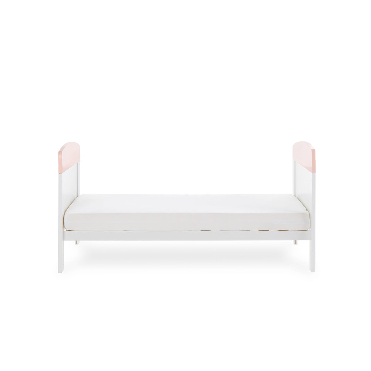 Obaby Grace Inspire Cot Bed Watercolour Rabbit Pink