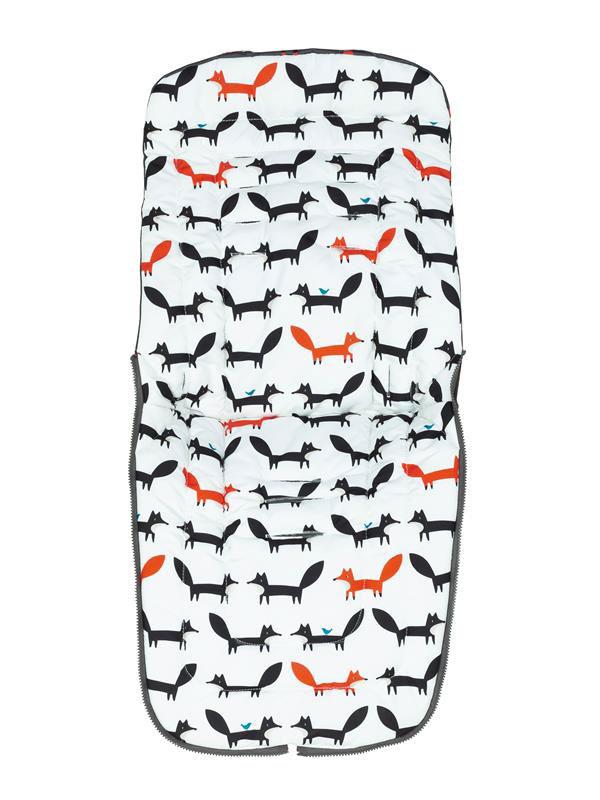 Footmuff Charcoal Mister Fox Pram Accessories