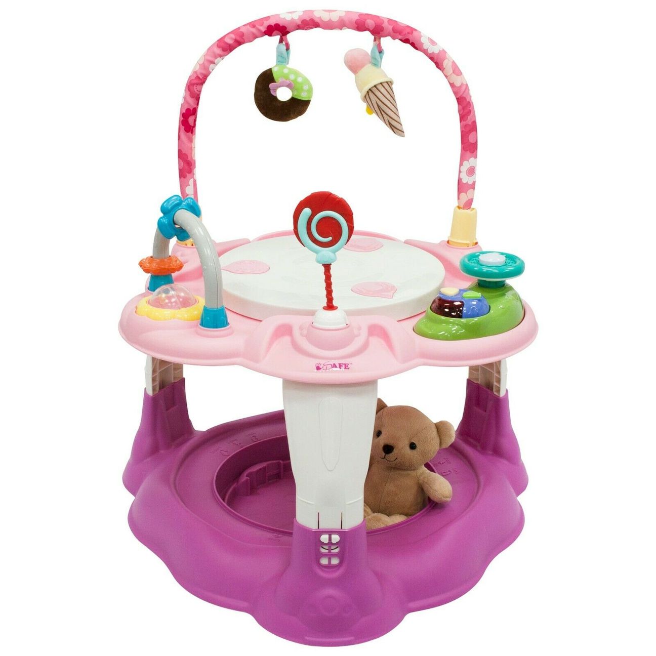 Isafe 2 In 1 Activity Centre Entertainer Daisy Garden Bouncers & Playmats