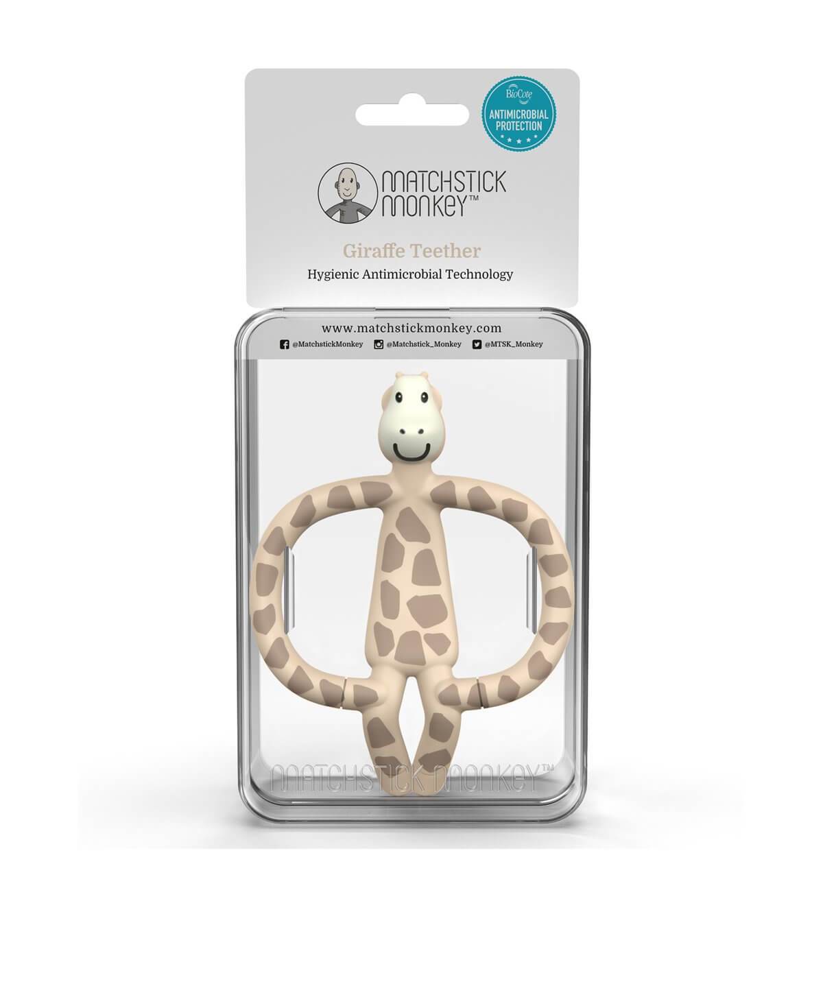 Gigi Giraffe Teether Feeding