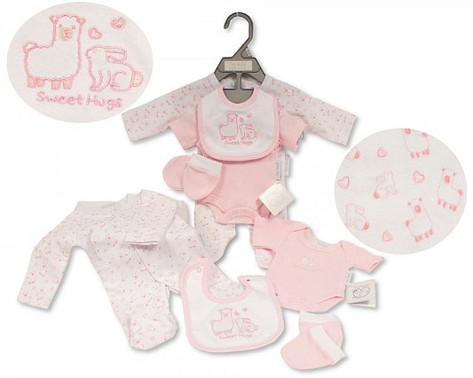Tiny Baby Premature Baby Girls 4 Pieces Set - Sweet Hugs