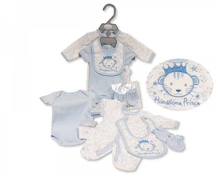Tiny Chick Premature Baby Boys 4 Piece set - Handsome Prince