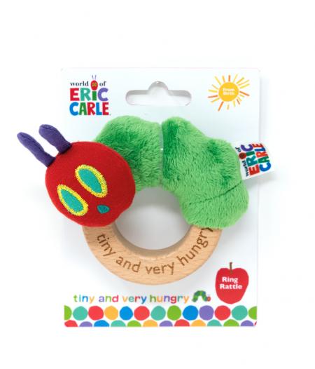 Rainbow Design Tiny & Very Hungry Caterpillar Ring Rattle
