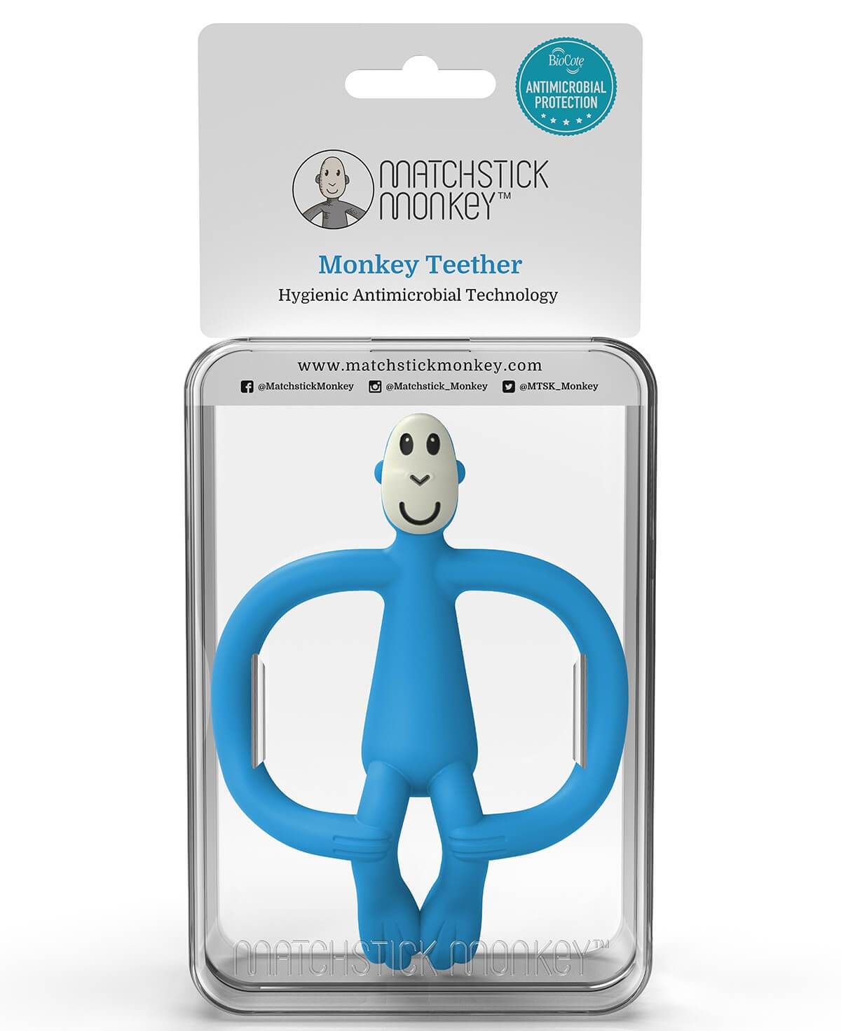 Monkey Teether - Blue Feeding