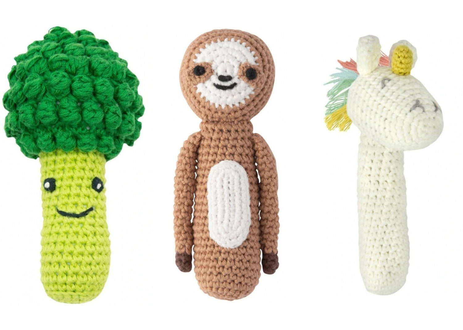 Weegoamigo Crochet Rattles