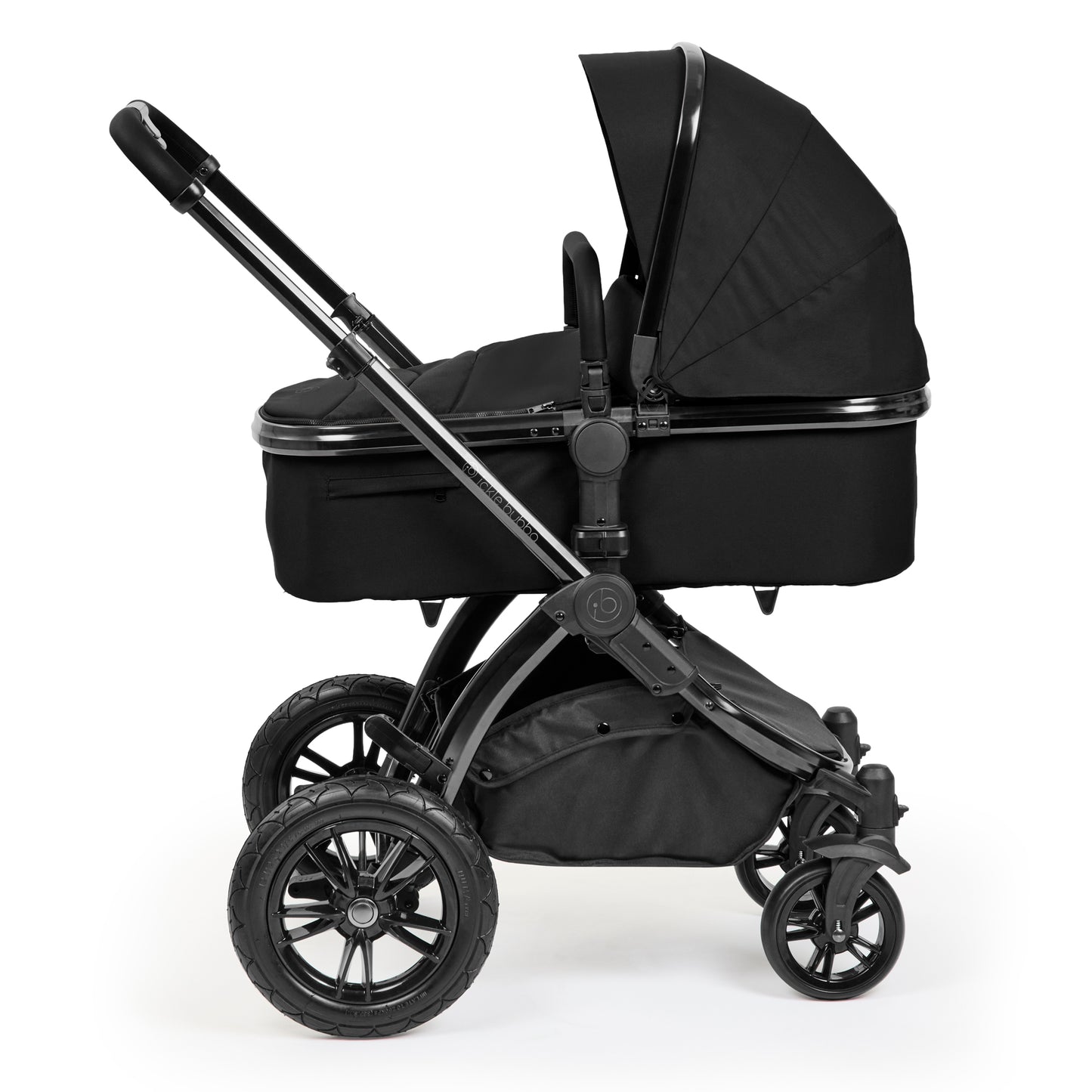 Ickle Bubba Stomp Luxe Elements Edition 12 Piece Pram Raven