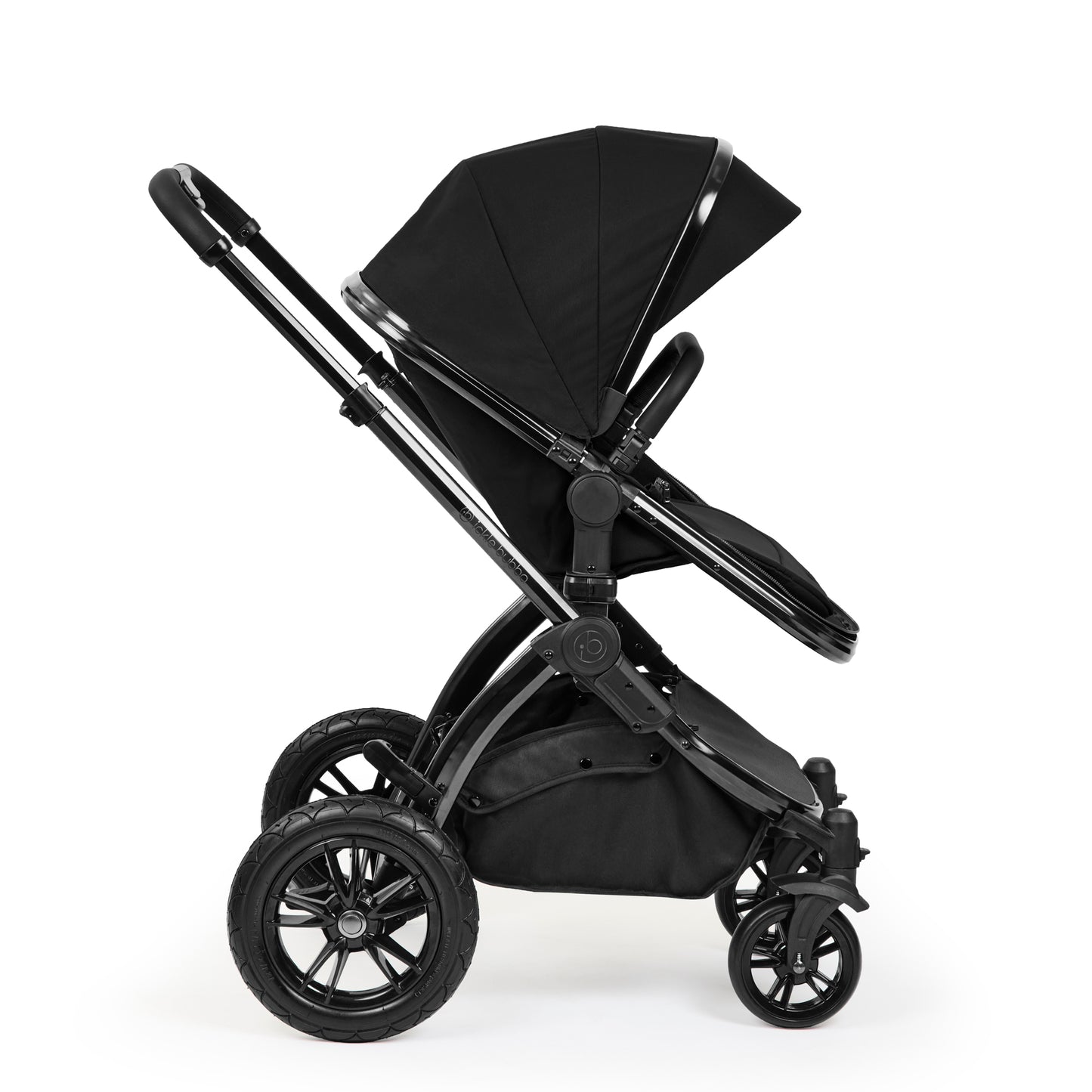 Ickle Bubba Stomp Luxe Elements Edition 12 Piece Pram Raven