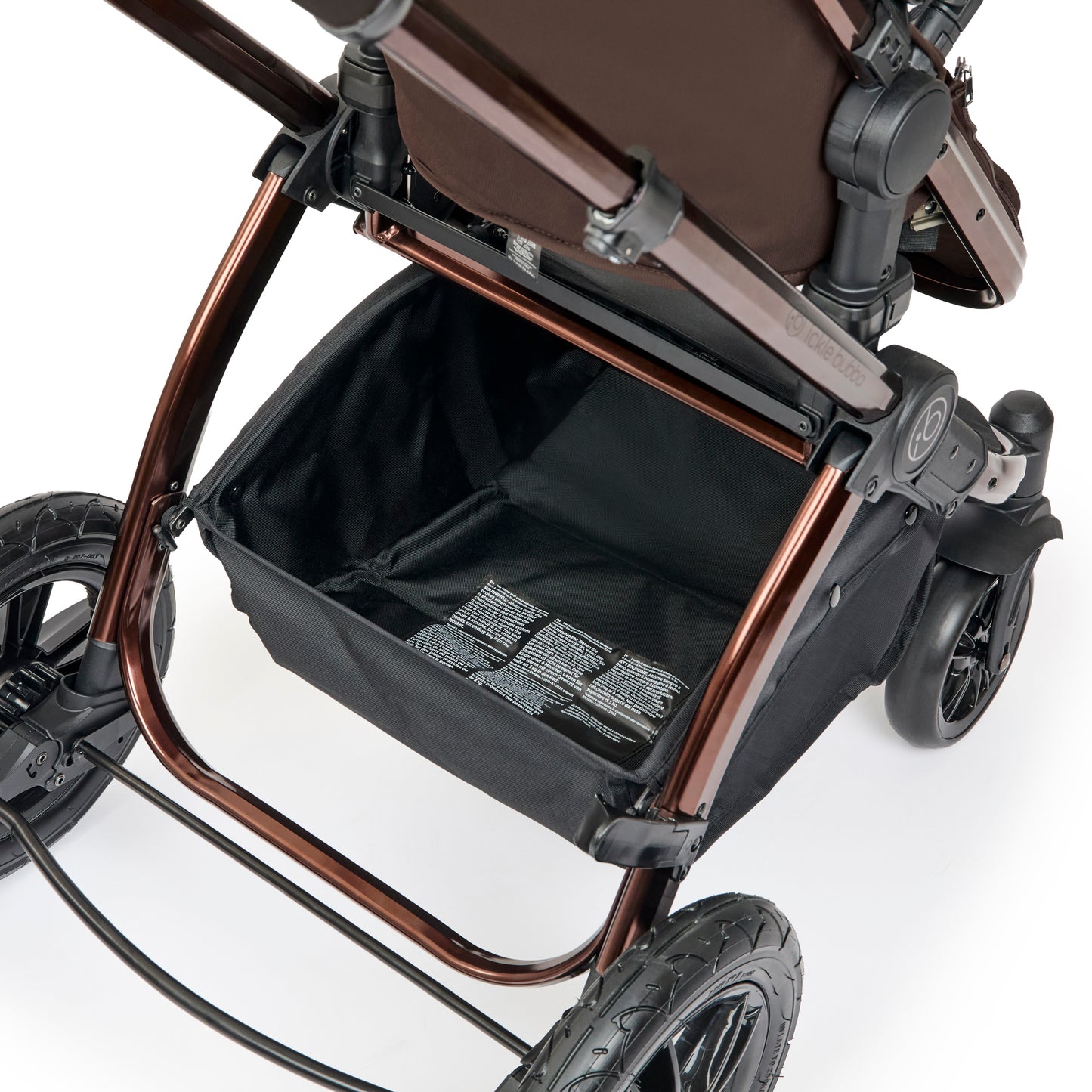 Ickle Bubba Stomp Luxe Elements Edition 12 Piece Pram Chestnut