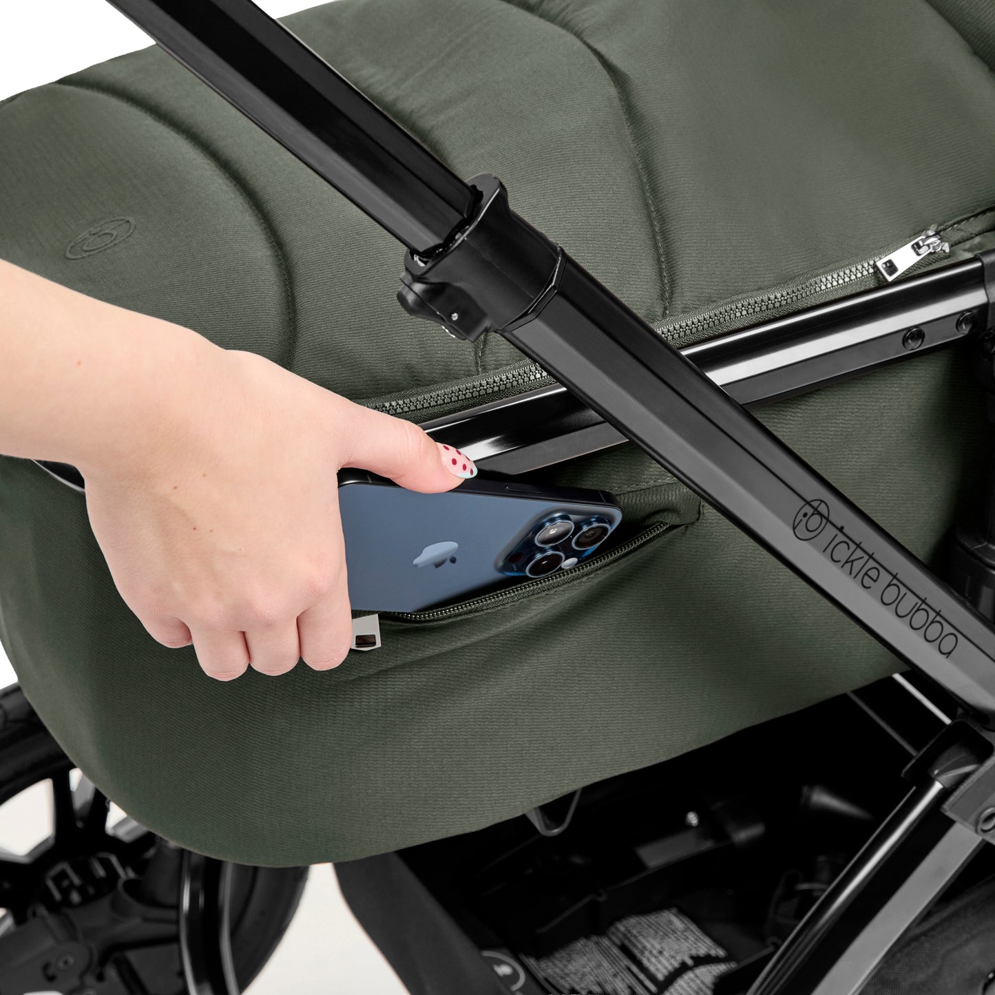 Ickle Bubba Stomp Luxe Elements Edition 12 Piece Pram Forest
