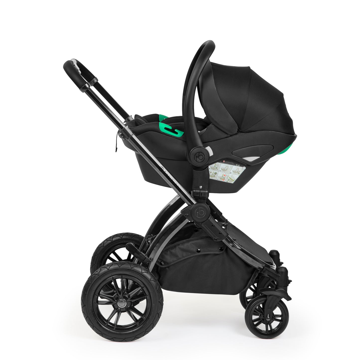 Ickle Bubba Stomp Luxe Elements Edition 15 Piece Travel System Raven