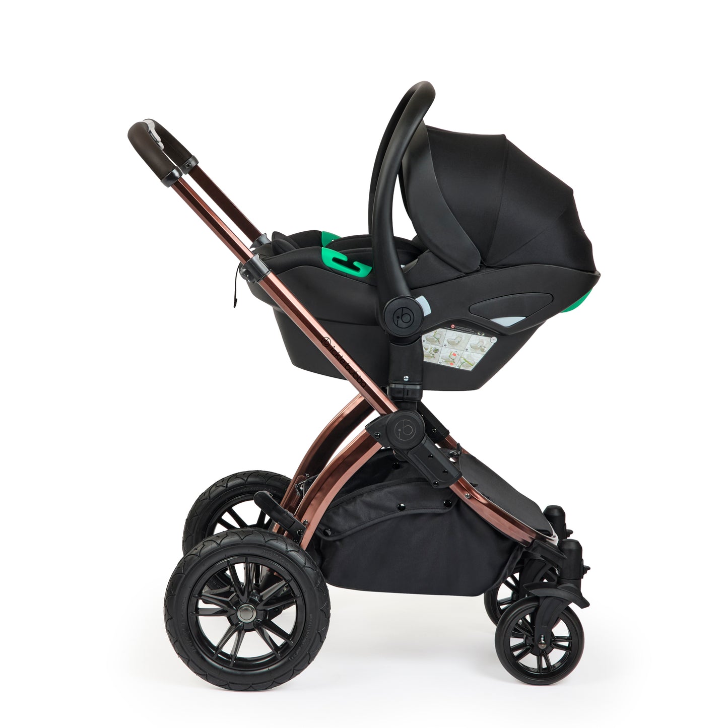 Ickle Bubba Stomp Luxe Elements Edition 15 Piece Travel System Chestnut