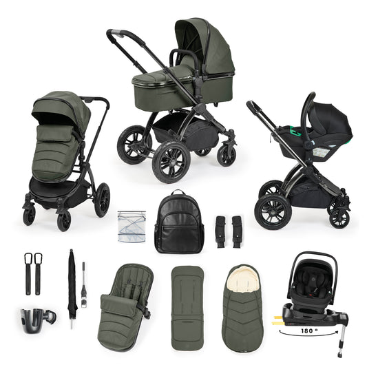 Ickle Bubba Stomp Luxe Elements Edition 15 Piece Travel System Forest