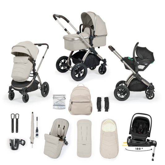 Ickle Bubba Stomp Luxe Elements Edition 15 Piece Travel System Moonbeam