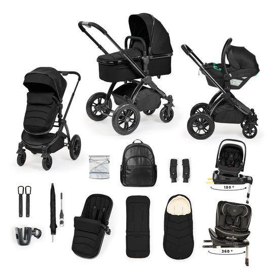 Ickle Bubba Stomp Luxe Elements Edition 16 Piece Travel Bundle Raven