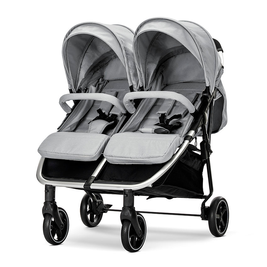 Lorelli Duo Twin Stroller - Cool Grey