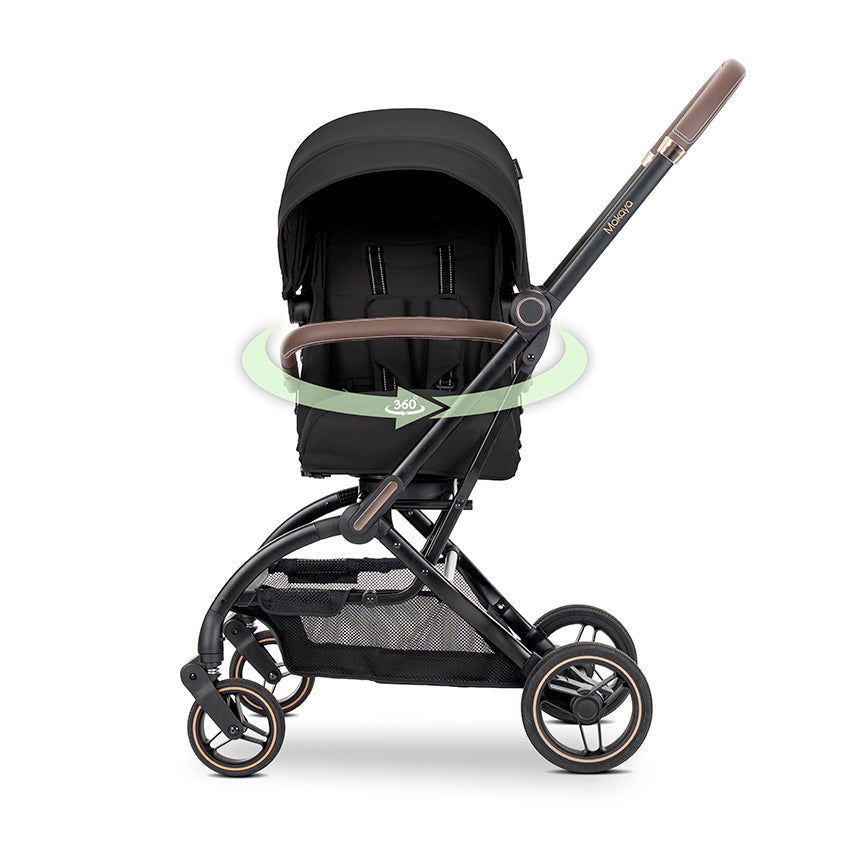 Lorelli Makaya Forward/Rearward 360 Rotation Stroller – Black