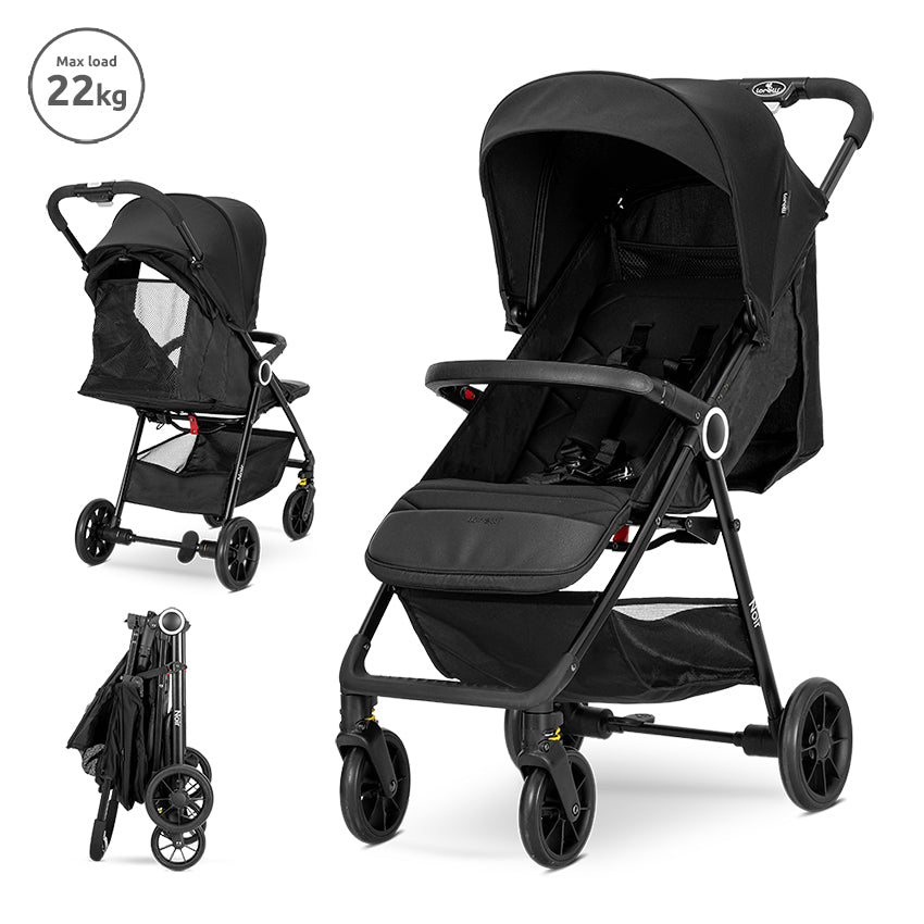 Lorelli Lightweight One Handed Fold Stroller Noir – Black