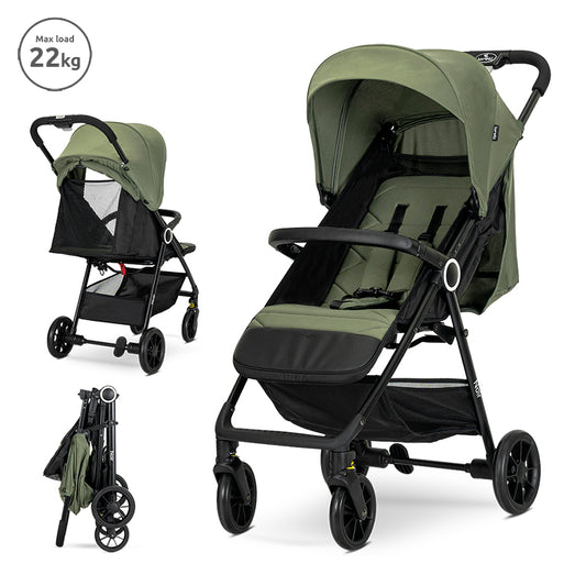 Lorelli Lightweight One Handed Fold Stroller Noir – Green