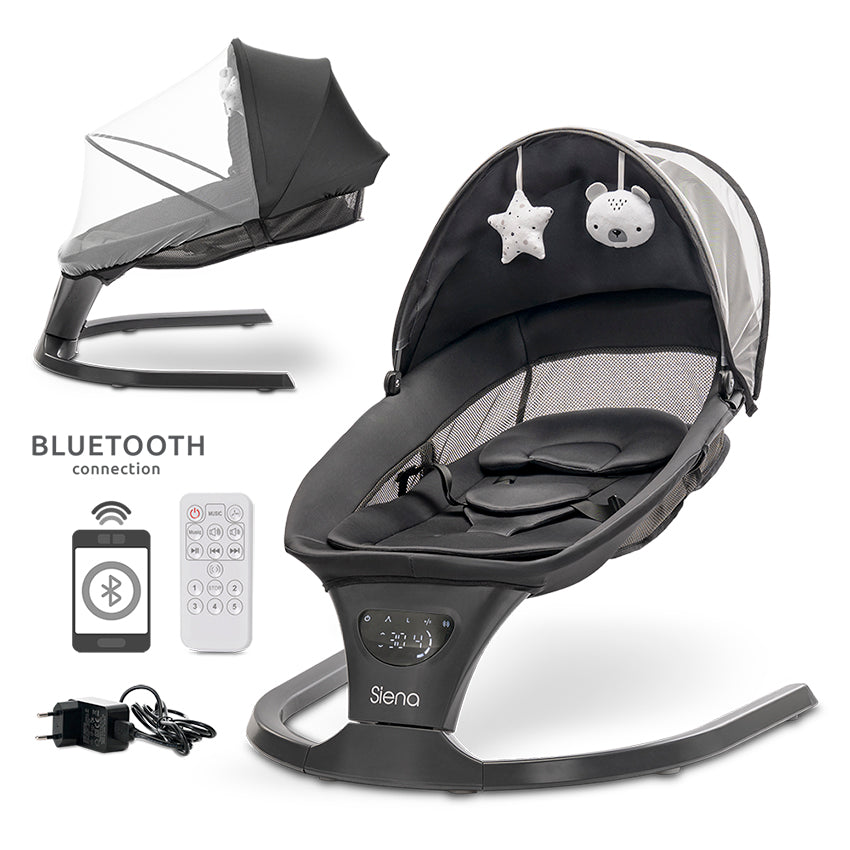 Lorelli Electric Baby Rocker Siena – Graphite
