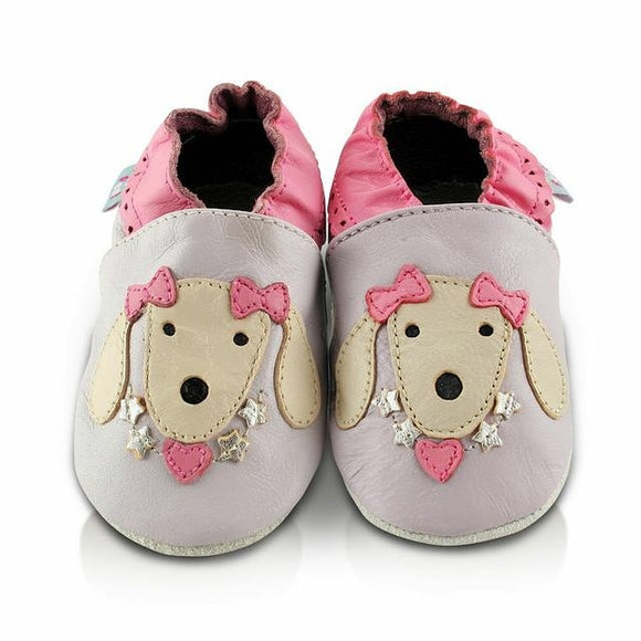 Snuggle Feet Puppy Slippers 0-6 Months