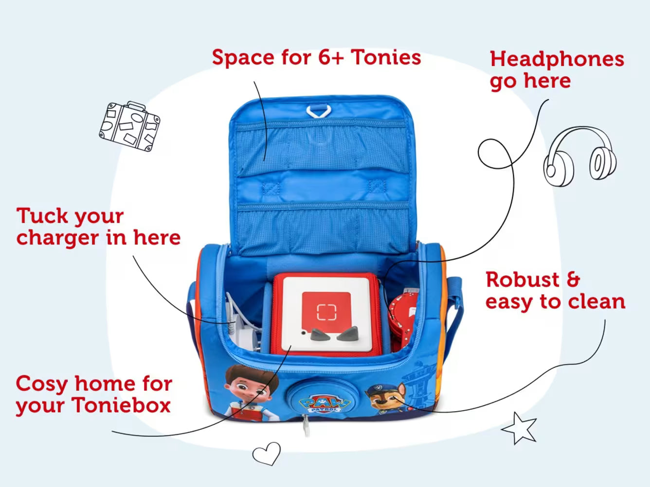 Tonies Listen & Play Bag PAW Patrol
