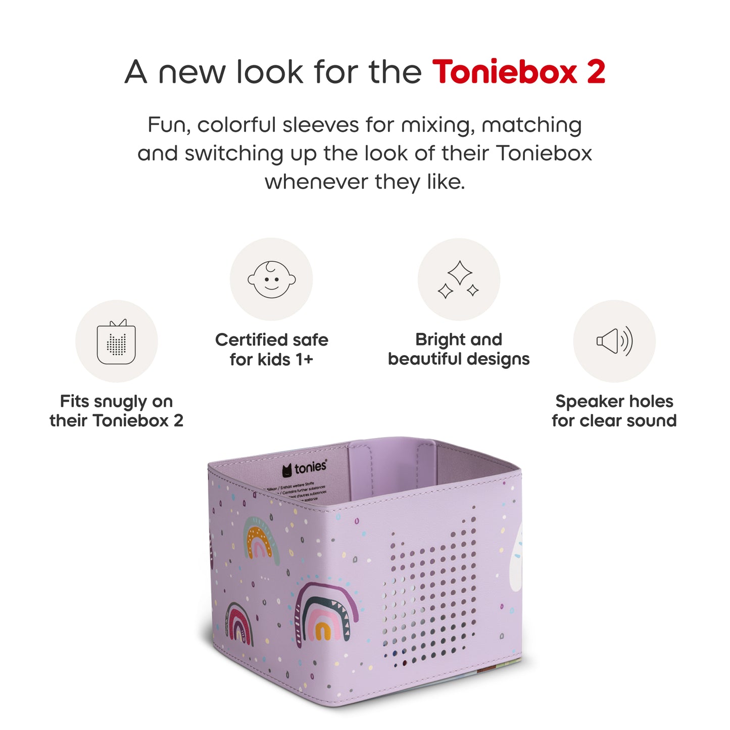 Tonies Rainbow Toniebox 2 Sleeve