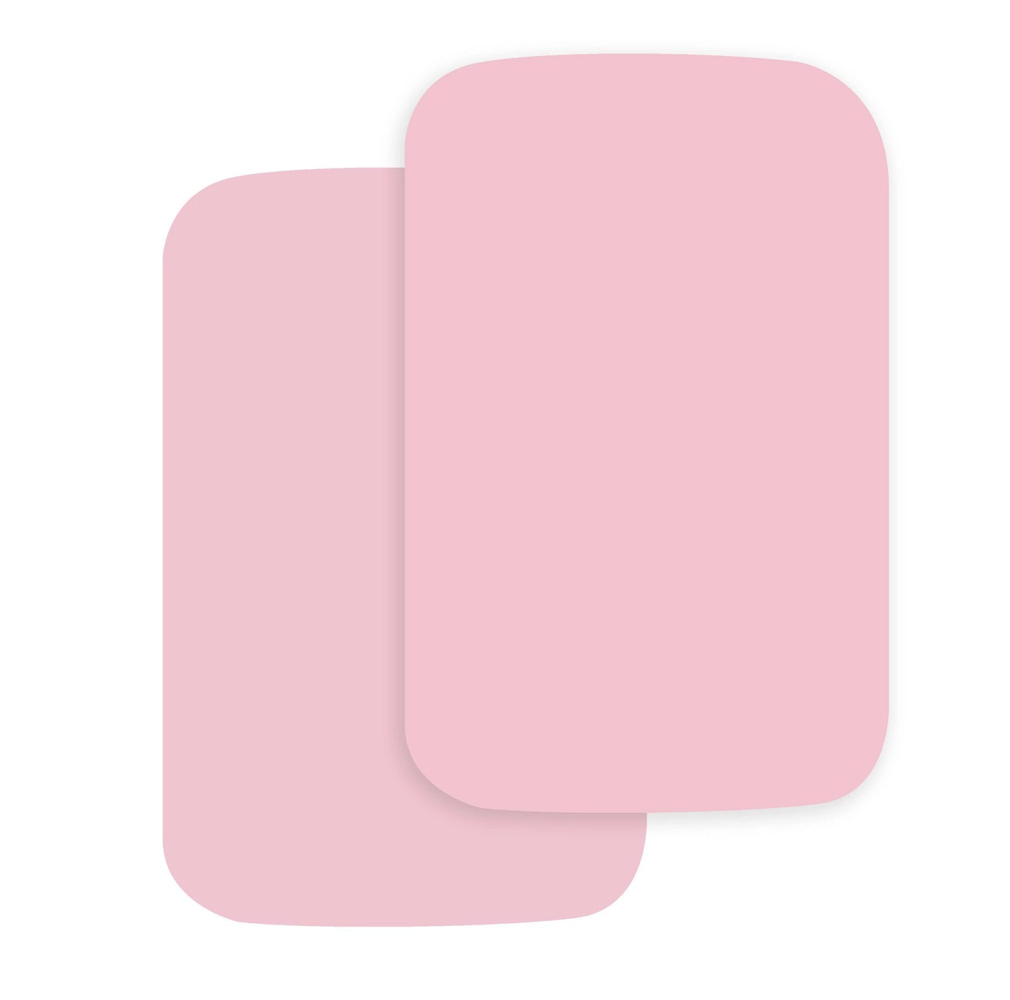 Cuddles Collection Pack of 2 Fitted Bedside Crib Sheets 2 Colours