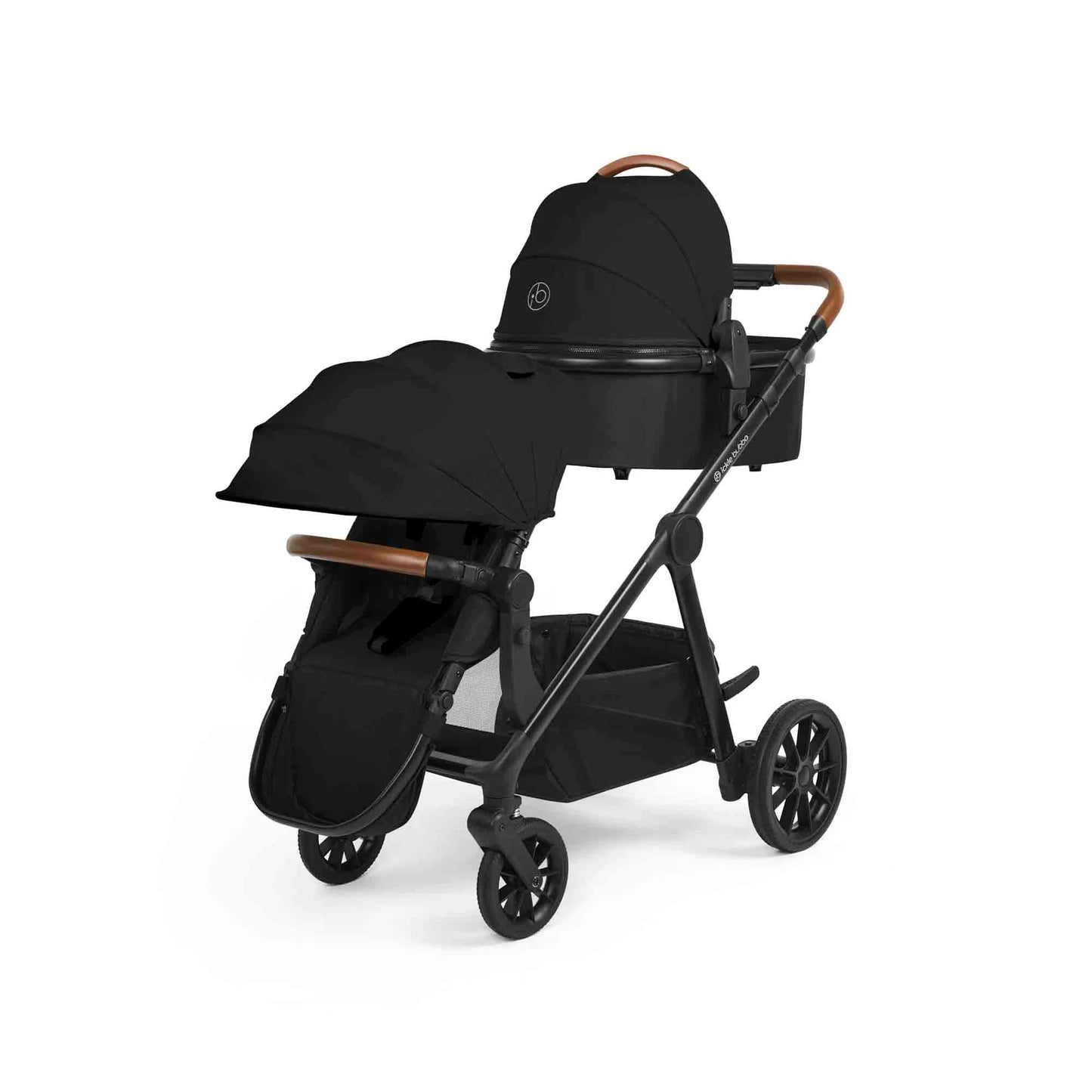 Ickle bubba Virgo Growing Family 11 Piece Pram Black