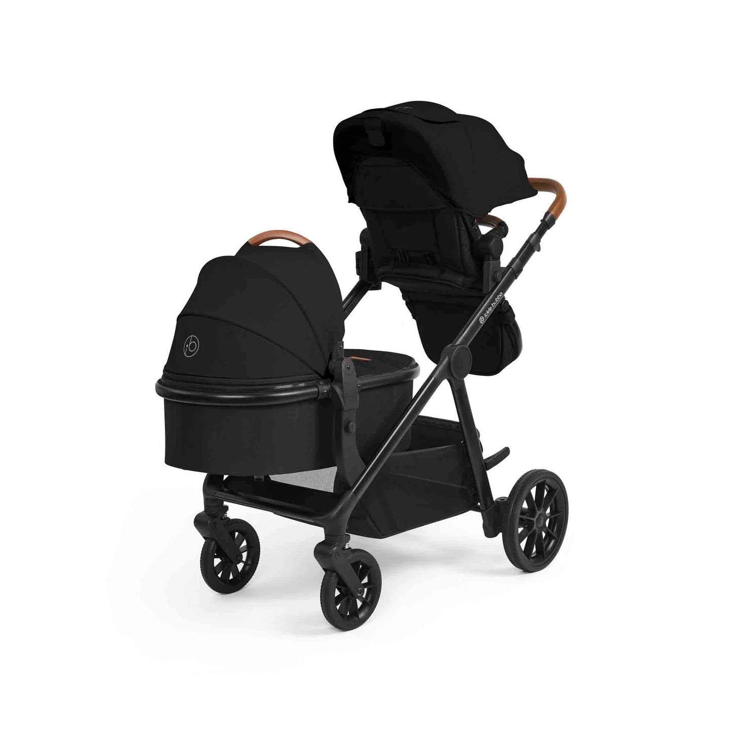 Ickle bubba Virgo Growing Family 11 Piece Pram Black