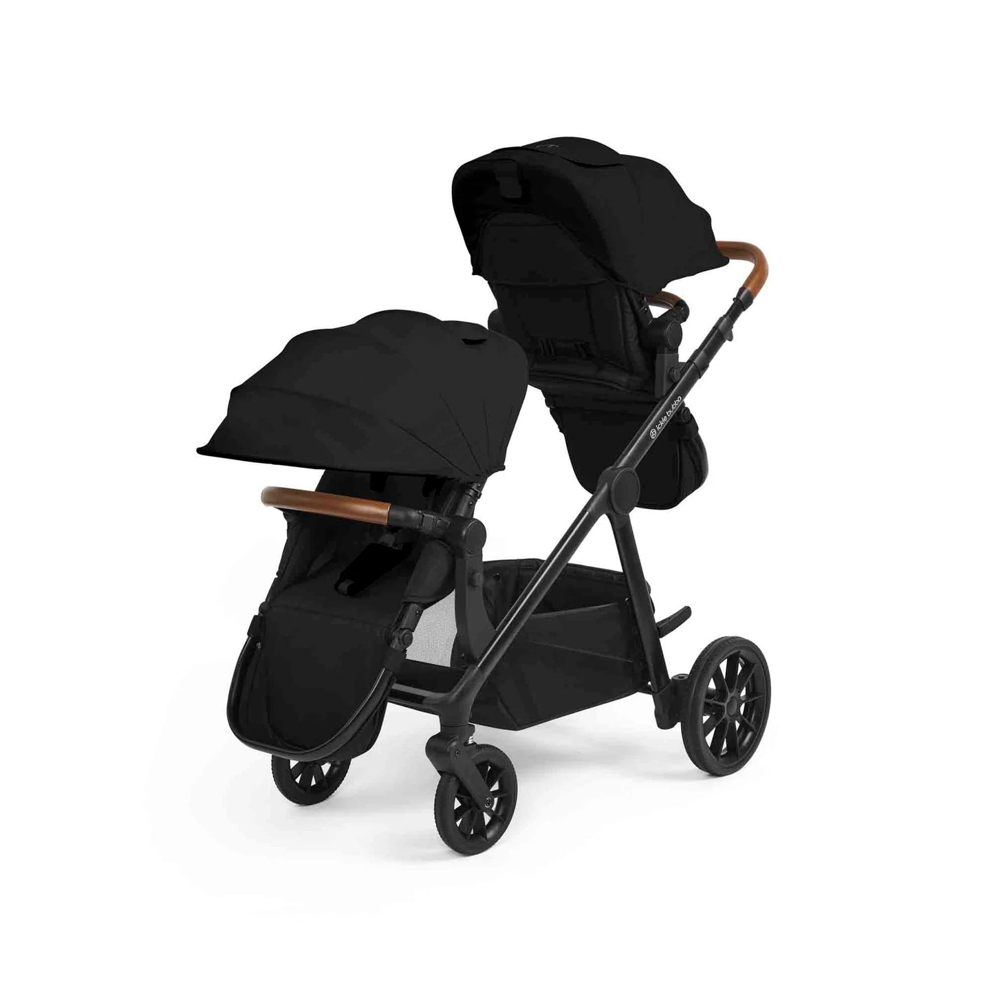 Ickle bubba Virgo Growing Family 11 Piece Pram Black