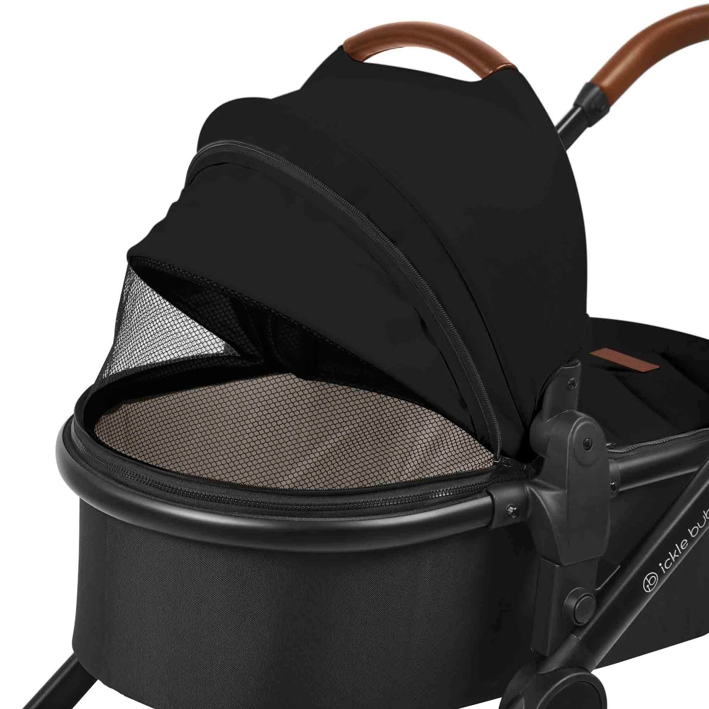 Ickle bubba Virgo Growing Family 11 Piece Pram Black